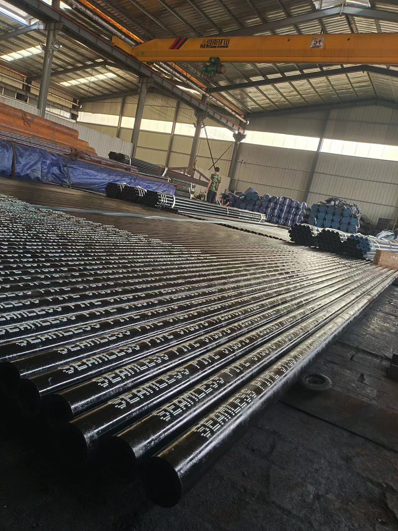 Seamless Pipe, Carbon Steel, Ø88.9 pipe, Wall thickness 7.6mm, ASTM A106 GRL.B, Length 6m, Standard:ANSI B36.10