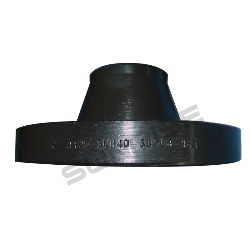 ASTM A105N Weld Neck Flange, 2 Inch, Class 300, Wall Thickness: SCH 40, RF End Flange, ANSI B16.5