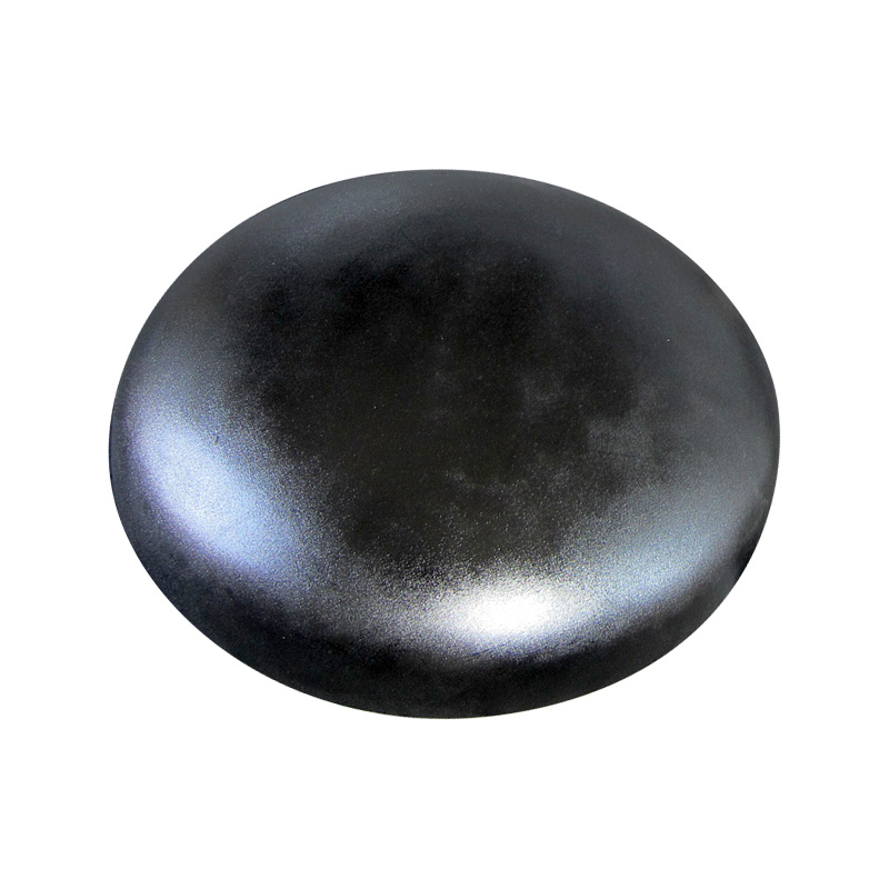 ASTM A234 WPB Cap, Size 16 Inch, Wall Thickness : Schedule XS, Butt Weld End, Black Painting Surface Treatment,Standard ASME B16.9