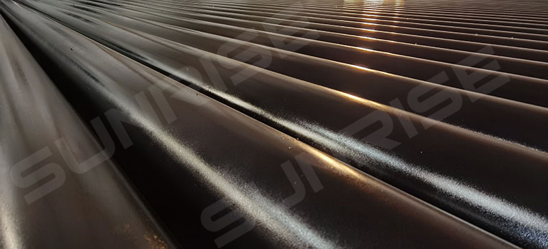 Seamless Piling Pipe, Carbon Steel, 12in Wall thickness SCH 40, ASTM A252 GR,2 Length 12m, Standard: AST M A252 GR.2