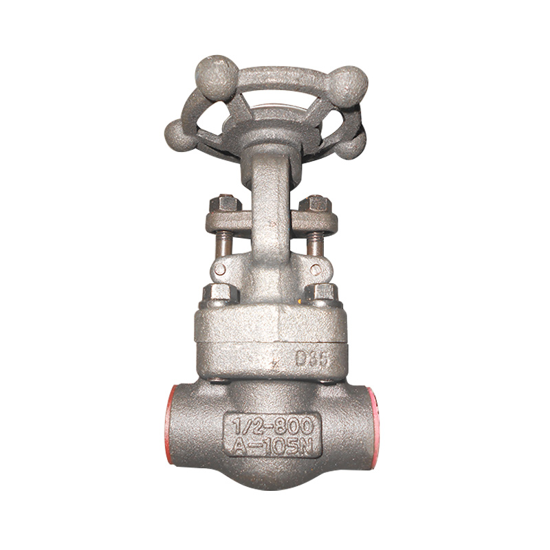 Solid Wedge Gate Valve, OSY&BB,Forged Steel 1/2” CL800LB, Body :ASTM A105N ;Trim Material : A182 F6; End Connect: Socket Weld; ANSI B16.11