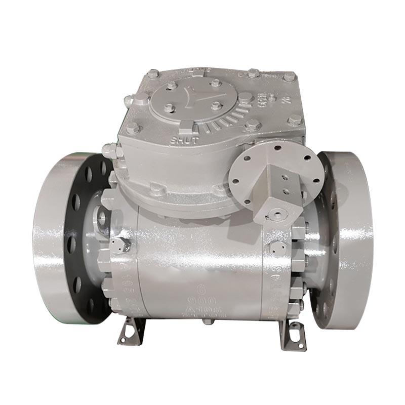 Forged Steel Ball Valve 6INCH , CL900 , End Connect Flange RF, ANSI B16.5, Full Bore,Trunnion Ball; Body Material ASTM A105,  API 6D