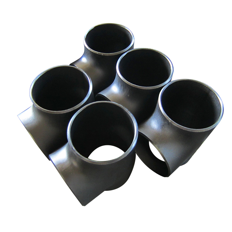 Equal Tee , Size 5 Inch, Wall Thickness: Schedule 40, Butt Weld End, ASTM A234WPB, Standard ASME B16.9