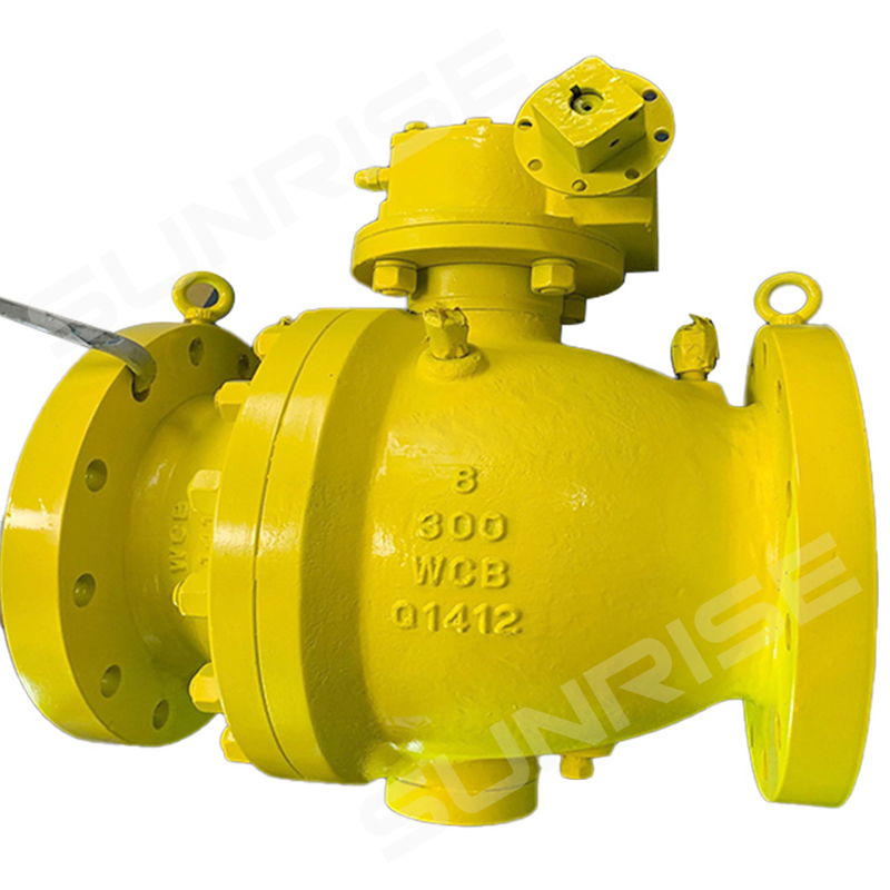 API 6D Ball Valve 8 INCH , CL300 , Ball Valve, Flange RF, ANSI B16.5, Full Bore, Body ASTM A216 WCB