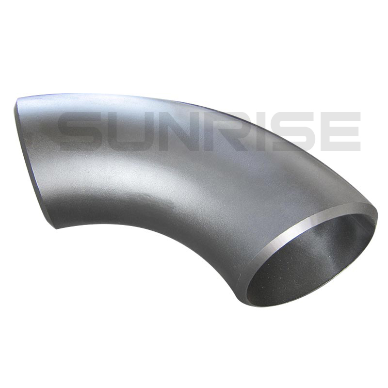 Elbow 45 Deg LR, Size 4 Inch, Wall Thickness : Schedule 80, Butt Weld End, ASTM A234 WPB, Black Painting Surface Treatment,Standard ASME B16.9
