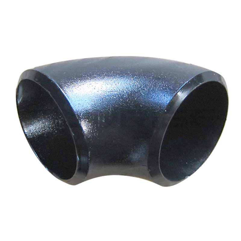Elbow 45 Deg LR, Size 4 Inch, Wall Thickness : Schedule 80, Butt Weld End, ASTM A234 WPB, Black Painting Surface Treatment,Standard ASME B16.9