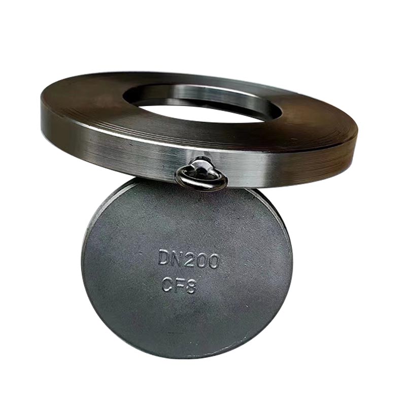 Dual Plate Check Valve, Flanged End RF, API 594, Size :DN200, Pressure: PN16,ANSI B16.5, Body Material ASTM A351 CF8M, Disc: SS316