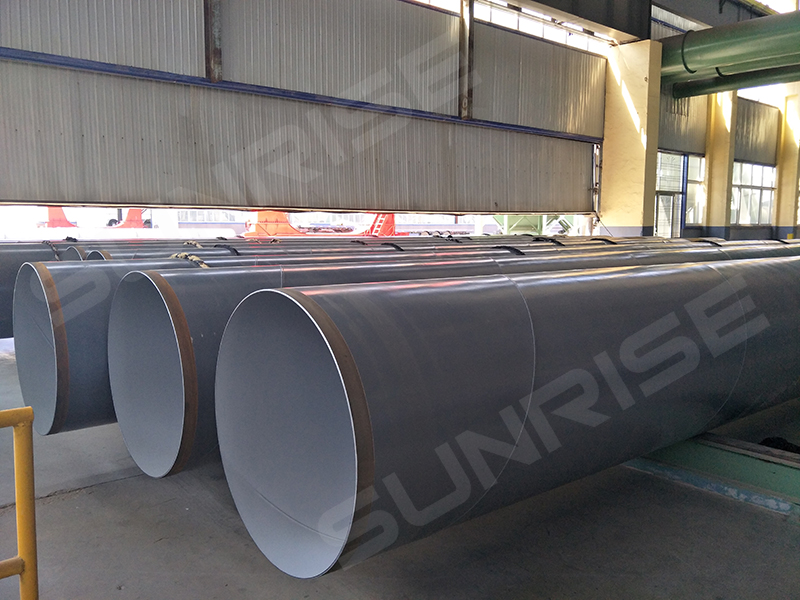 API 5L GR.B SSAW Pipe, Carbon Steel,34in Wall thickness SCH XS, Length 12m