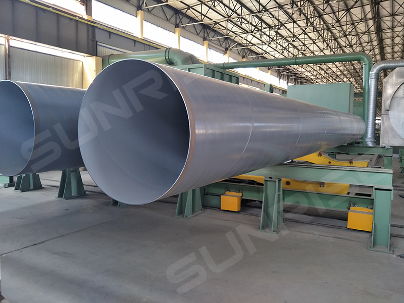 SSAW Pipe, Carbon Steel,36in Wall thickness SCH STD, Length 12m, API 5L X42 Standard:ANSI B36.10