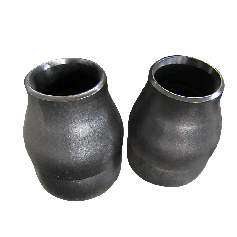 ASTM A234 WPB Concentric Reducer, Size 6 x 5 Inch, Wall Thickness : Schedule 40, Butt Weld End, Black Painting Surface Treatment,Standard ASME B16.9