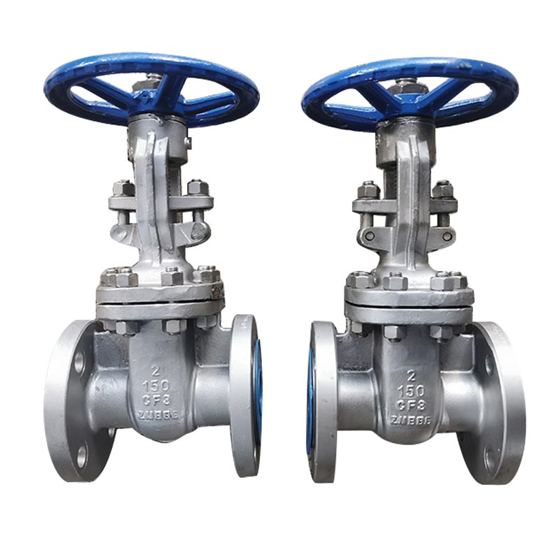 2 INCH GATE VALVE, STANDARD BS1414, SIZE:2 INCH, PRESSURE : CL150, MATERIAL: ASTM A351 CF8,FLANGE RF END CONNECT 