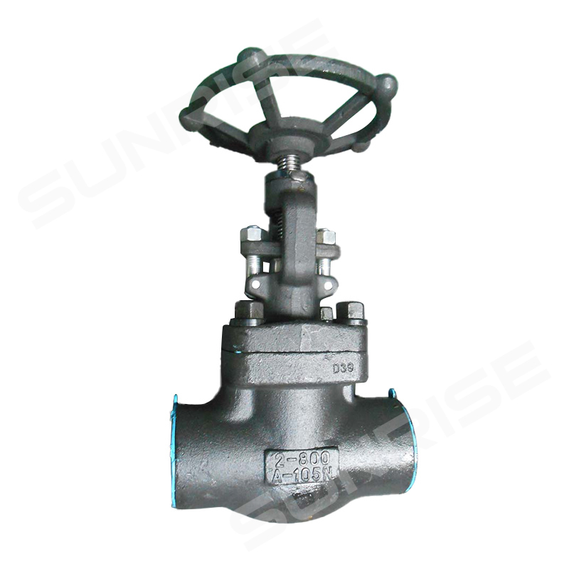Forged Steel Gate Valve, OSY&BB,Forged Steel 2” CL800LB, Body :ASTM A105N ;Trim Material : 2#; End Connect: Socket Weld; ANSI B16.11