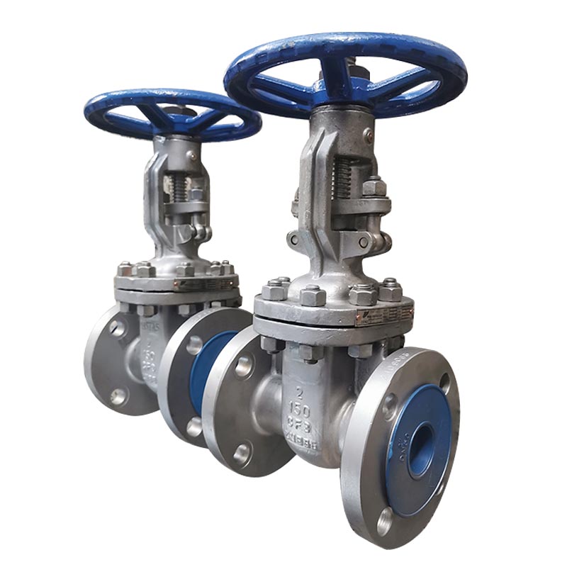 ASTM A351CF8 GATE VALVE, STANDARD BS1414, SIZE:2 INCH, PRESSURE : CL150, MATERIAL: ASTM A351 CF8,FLANGE RF END CONNECT 