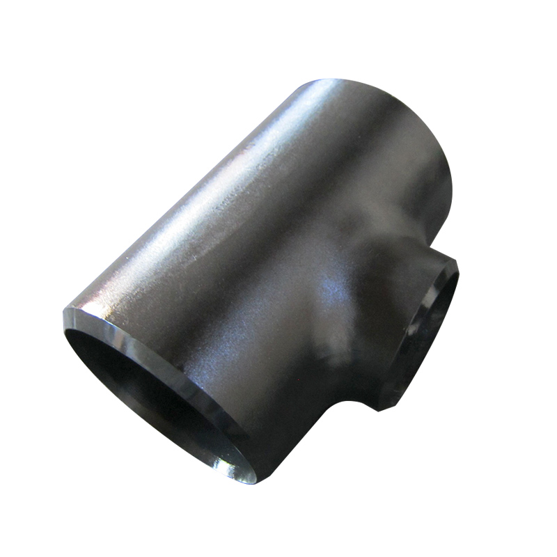 Equal Tee , Size 14 Inch, Wall Thickness: Schedule 40, Butt Weld End, ASTM A234 WPB, Black Painting Surface Treatment,Standard ASME B16.9