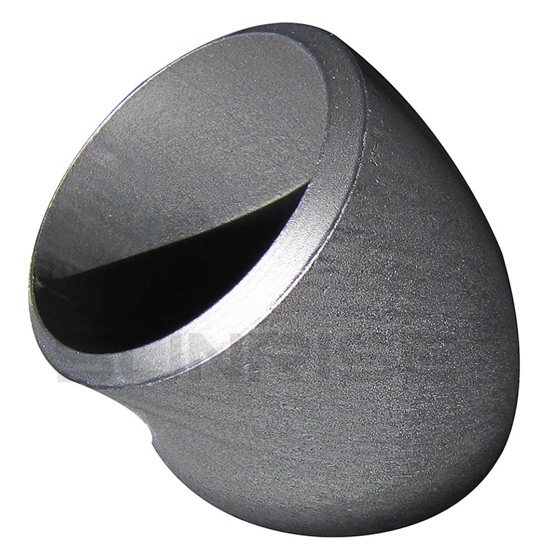 Elbow 45 Deg SR, Size 10 Inch, Wall Thickness : Schedule 80, Butt Weld End, ASTM A234 WPB, Black Painting Surface Treatment,Standard ASME B16.9
