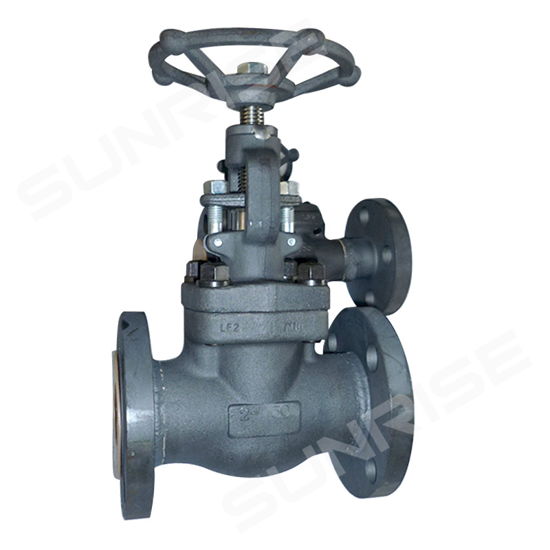 Globe Valve, 2inch CL150, Body material ASTM A350LF2,Ends: RF END