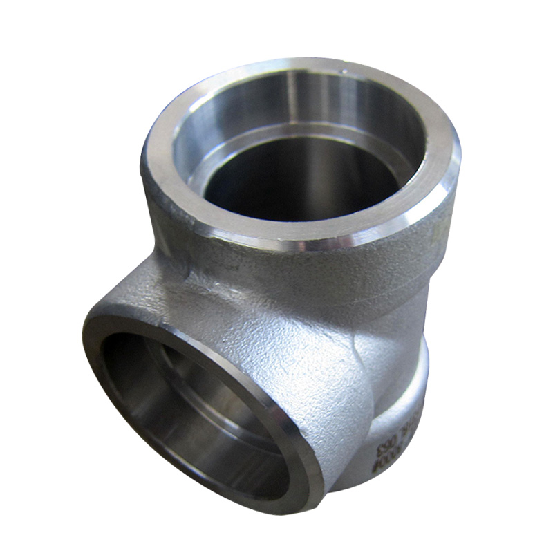 Galvanize ASTM A105 Equal Tee, Size 3/4 Inch, CL3000 LBS, NPT End,,Standard ASME B16.11