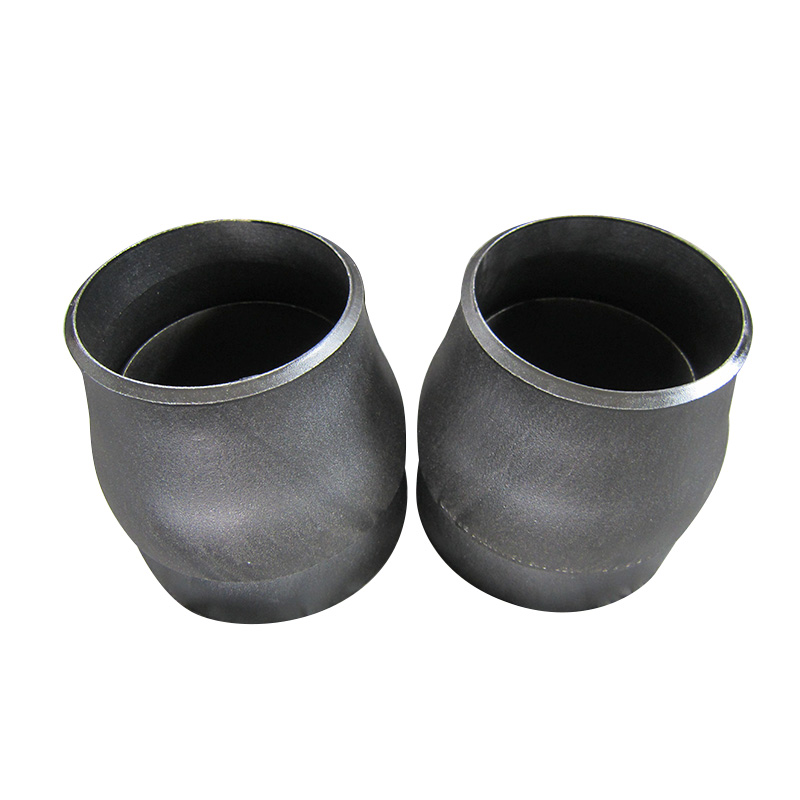 ASTM A234 WPB Concentric Reducer, Size 12 x 10 Inch, Wall Thickness : Schedule 40, Butt Weld End, Black Painting Surface Treatment,Standard ASME B16.9