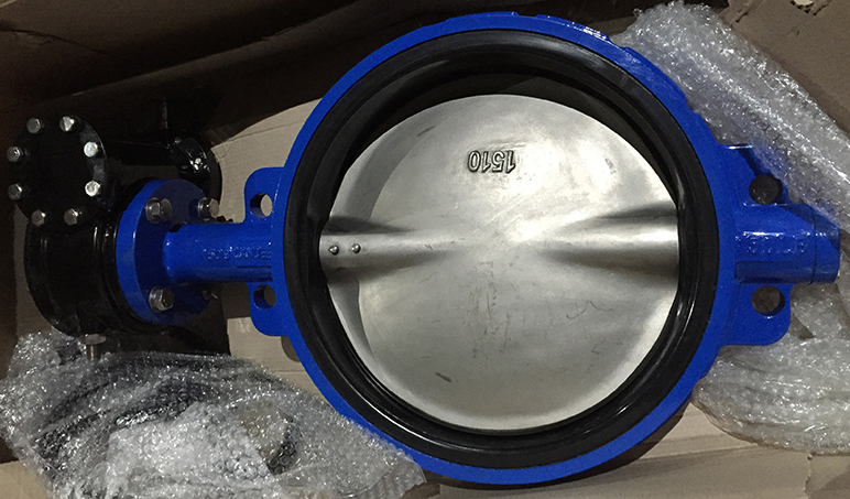 Wafer Type Butterfly Valve , DN600 PN10,Body:ASTM A216 WCB;  API 609 Design