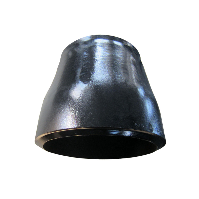 ASTM A234 WPB Concentric Reducer, Size 5x 4 Inch, Wall Thickness : Schedule 40, Butt Weld End, Black Painting Surface Treatment,Standard ASME B16.9