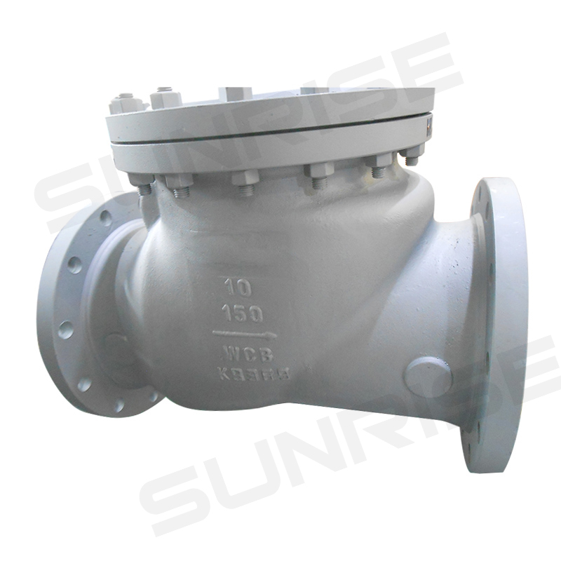 SWING CHECK VALVE, Size 6 inch, Pressure:CL150,Body & Bonnet :ASTM A216 WCB, Flange Ends as per ANSI 16.5 RF