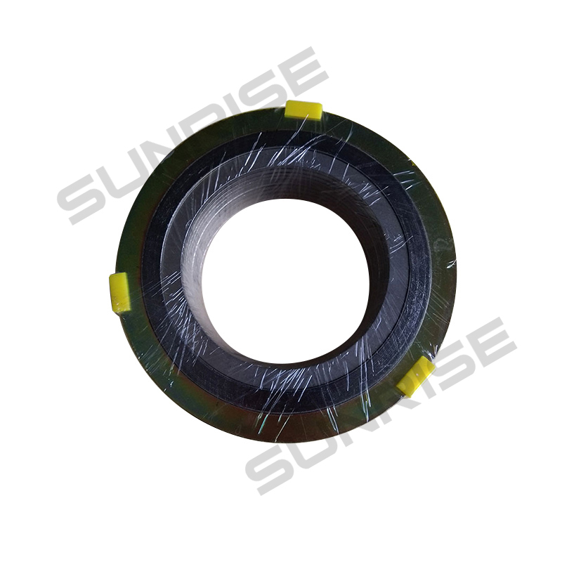 Flange End Spiral Wound Gasket, Size 12 inch, Pressure: CL150; Carbon Steel Out Ring and SS304 Inner Ring with Graphite; RF Flange, ASME B16.20
