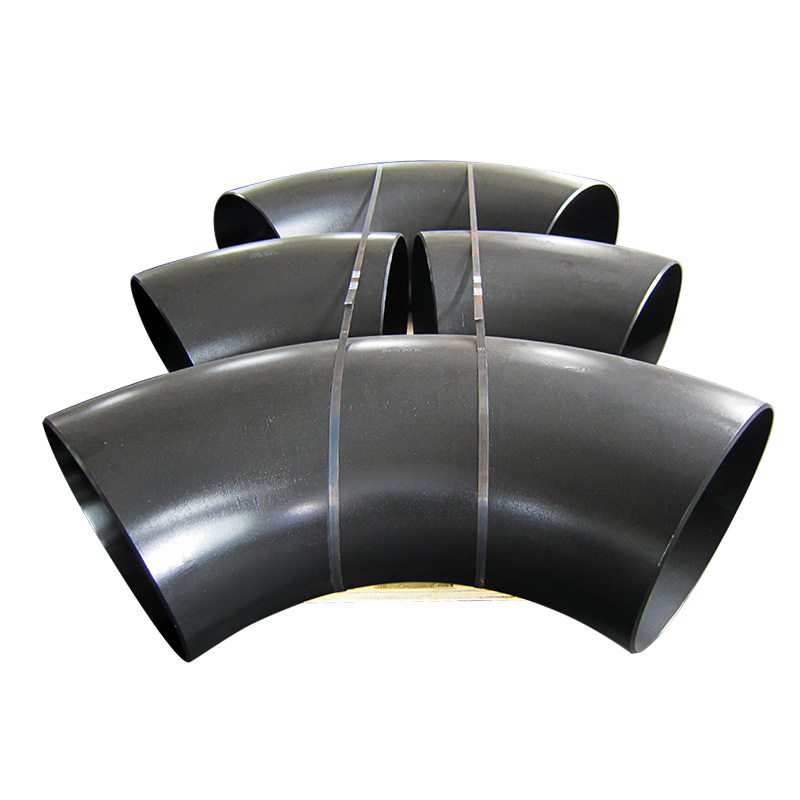 ASTM A234 WPB Elbow 90 Deg LR, Size 22 Inch, Wall Thickness : Schedule40S, Butt Weld End, Black Painting Surface Treatment,Standard ASME B16.9