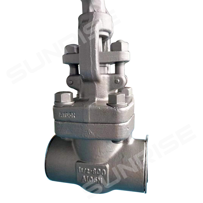 Forged steel Globe Valve, 1 1/2inch CL800, Body material ASTM A105N,Ends: SW END