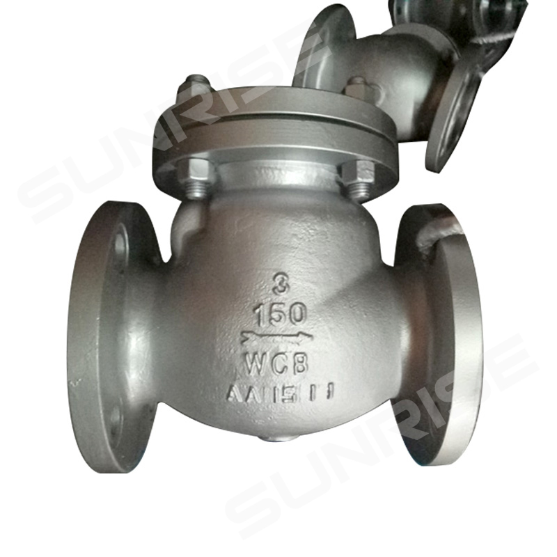 SWING CHECK VALVE, 3inch CL150, Flange End, Body Material: ASTM A A216 WCB