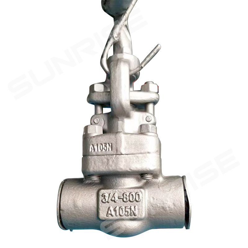 Forged steel Globe Valve, 3/4inch CL800, Body material ASTM A105N,Ends: SW END 