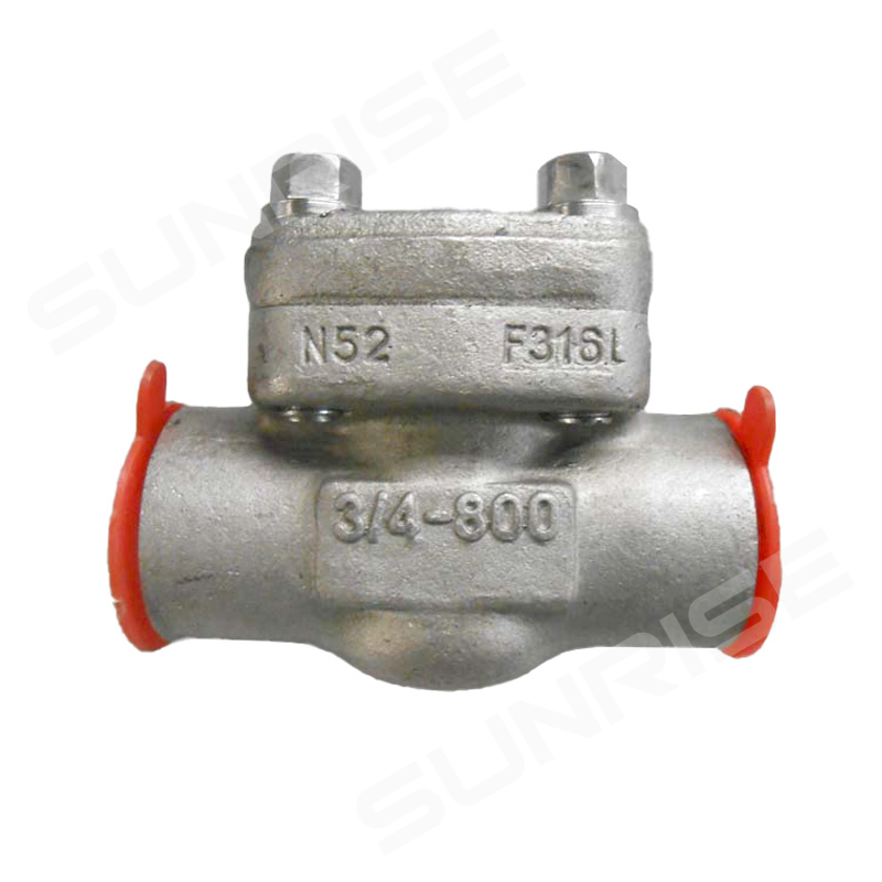 Forged steel Check Valve, 3/4inch CL800, Body material ASTM A182 F316,Ends: SW END