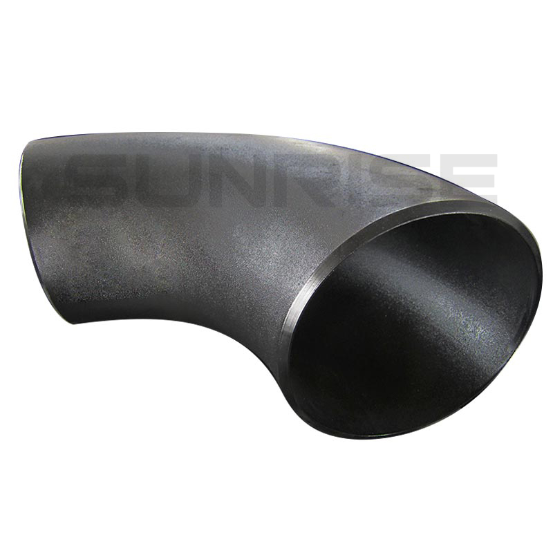 ASTM A234 WPB Elbow 90 Deg LR, Size 30 Inch, Wall Thickness : Schedule 40, Butt Weld End, Black Painting Surface Treatment,Standard ASME B16.9