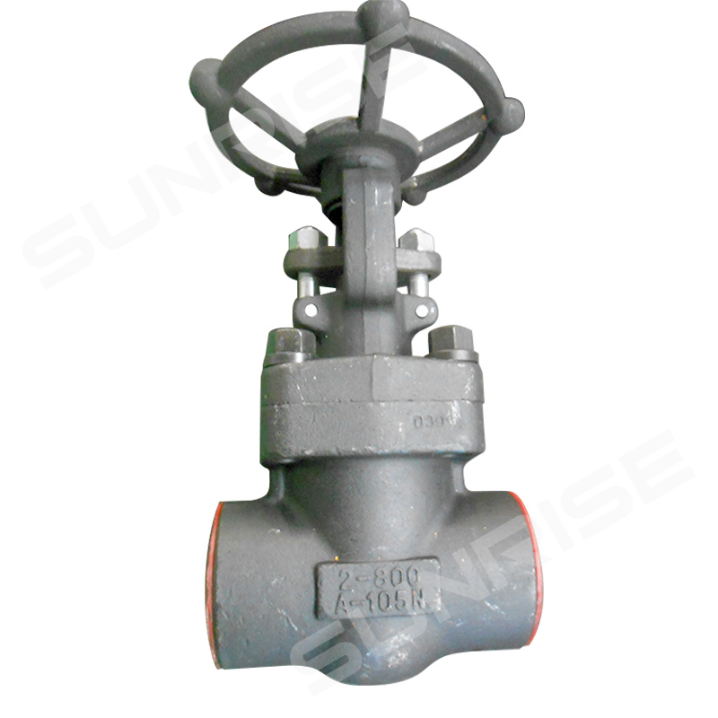Forged steel Globe Valve, 2inch CL800, Body material ASTM A105N,Ends: SW END