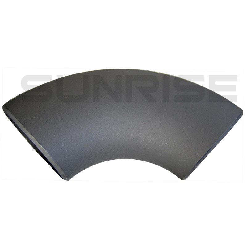 ASTM A234 WPB Elbow 90 Deg LR, Size 22 Inch, Wall Thickness : Schedule 80, Butt Weld End, Black Painting Surface Treatment,Standard ASME B16.9