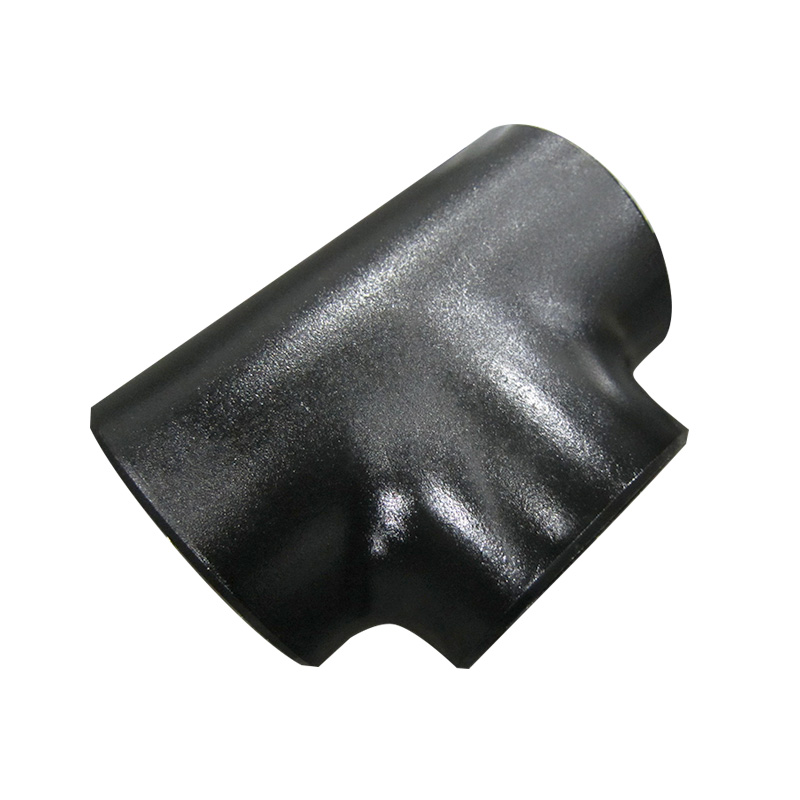 Equal Tee , Size 20 Inch, Wall Thickness: Schedule 60, Butt Weld End, ASTM A234 WPB, Black Painting Surface Treatment,Standard ASME B16.9