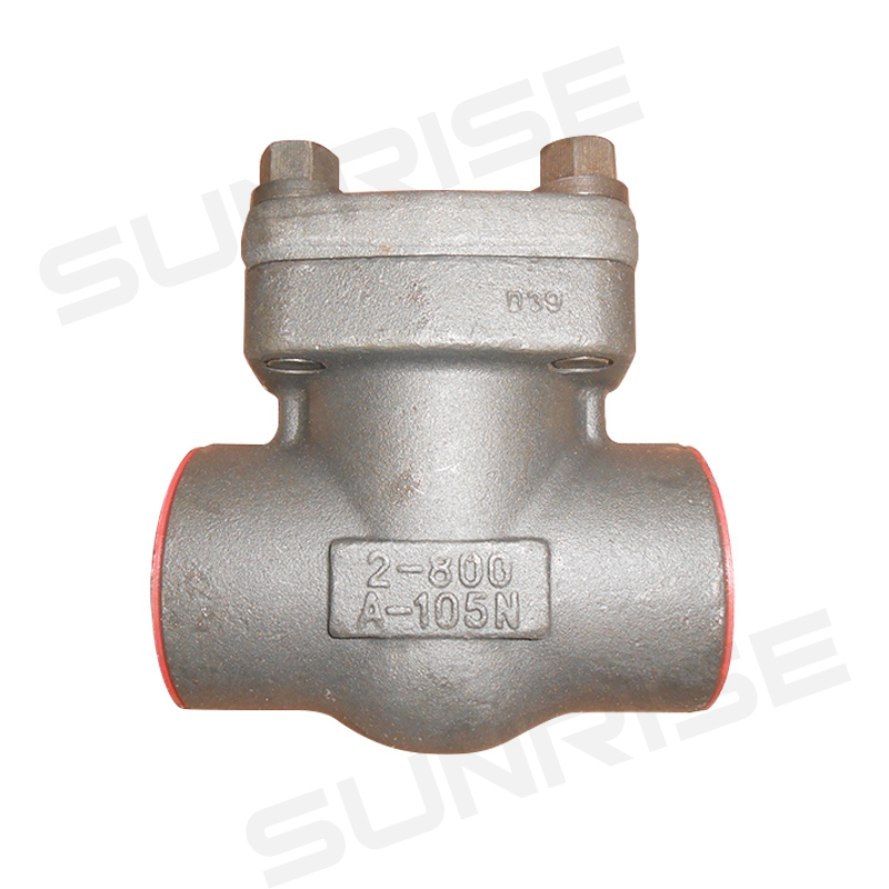 Forged Steel Swing Check Valve 2” CL800,Body & Bonnet :A105N,NPT Ends 