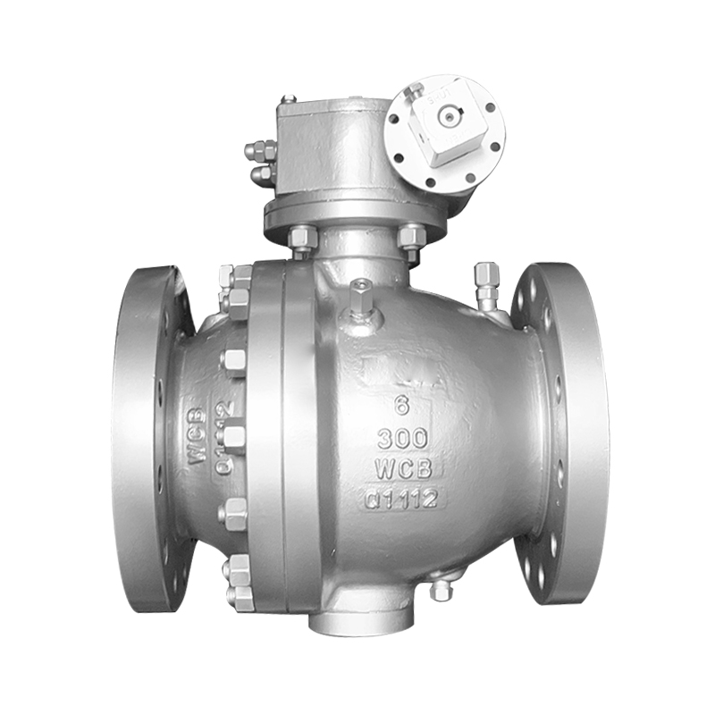 Trunnion Ball Valve, Size 6” CL300LB, Body :ASTM A216WCB ;Ball Material: A105+ENP; End Connect: Flange End; API 6D