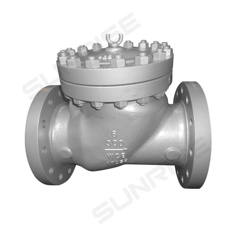 SWING CHECK VALVE, Size 6 inch, Pressure: CL300,Body & Bonnet :ASTM A216 WCB, Flange Ends as per ANSI 16.5 RF
