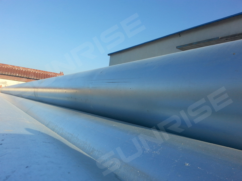 GALVANIZE SEAMLESS PIPE, Carbon Steel, 18in Wall thickness SCH 40, ASTM API 5L GR.B ,Length 12m, Standard:ANSI B36.10