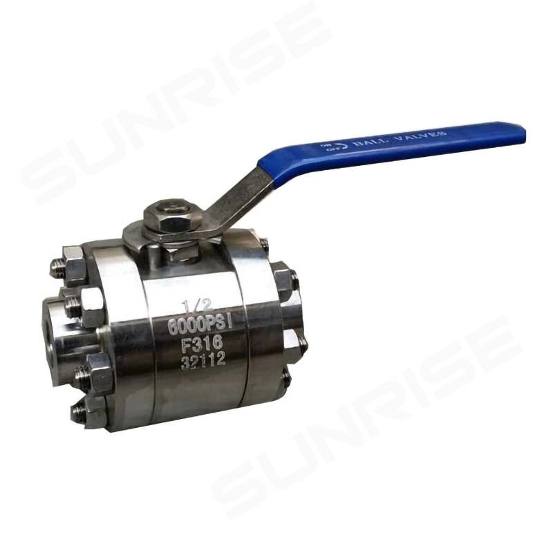 1/2INCH , 6000PSI , Ball Valve, Thread End, Body Material ASTM A182 F316,  API 602