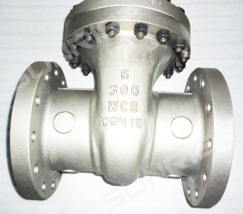 Gate valve 6” ANSI 300 RF, Flexible Wedge bolted bonnet bar stem with flange ISO F14 or F10 for our actuator mounting. Body material: ASTM A216 WCB,Trim S.S. 316 +Stellite