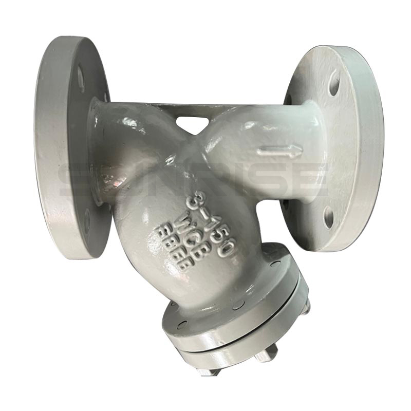 Y-Strainer Size 3inch, CL150 , Flange RF End, Body Material:ASTM A216 WCB;Mesh 40; Plug Material: ASTM A105