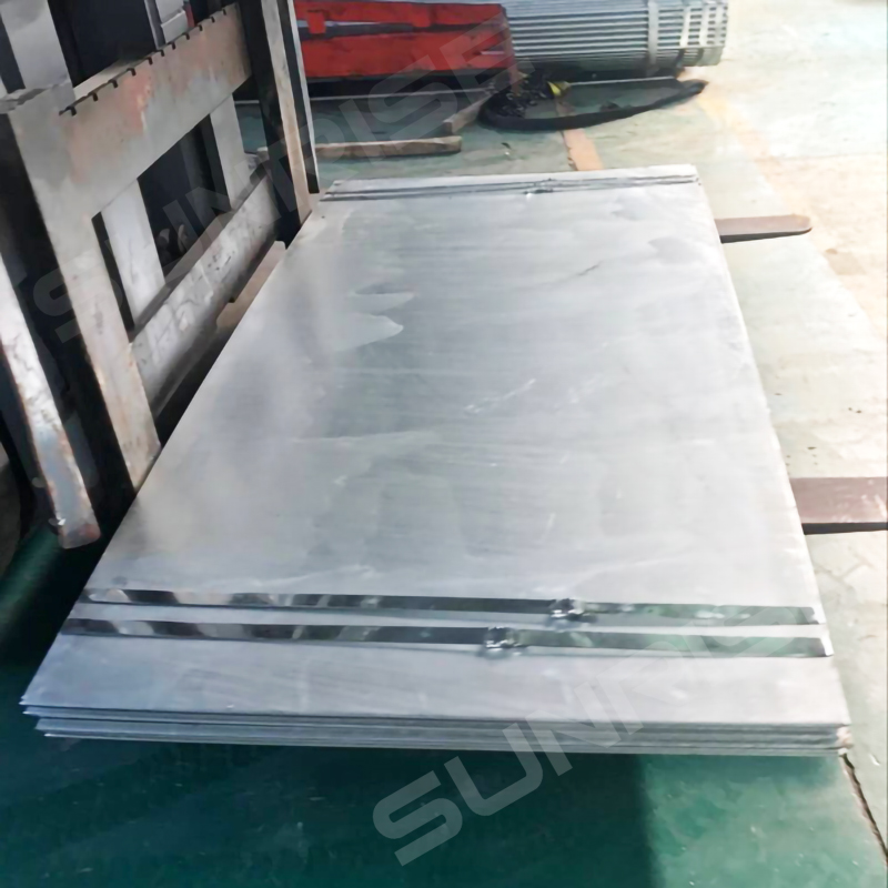 GALVANIZED STEEL PLATE, SIZE 2400 X 1200 X 3MM THK, ASTM A283 GR.C 