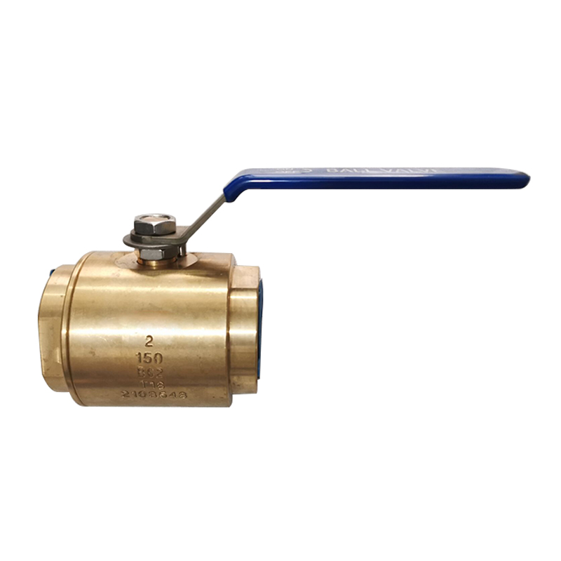 B62 Bronze Material Ball Valve, 2” CL150LB, Body: ASTM B62 ; Ball Material: B62; End Connect: FNPT; API 608