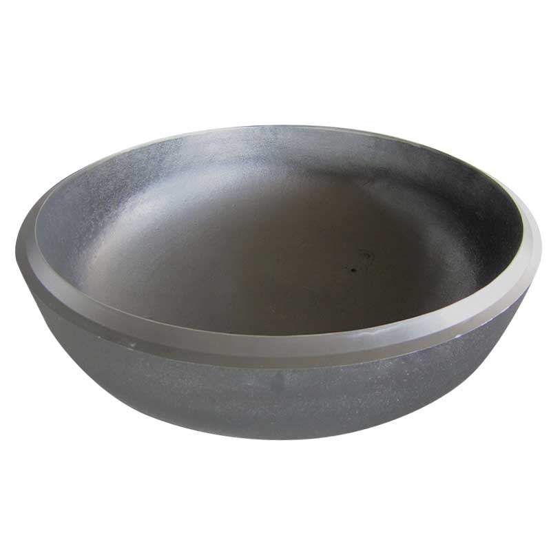 ASTM A234 WPB Cap, Size 30 Inch, Wall Thickness : Schedule 80, Butt Weld End, Black Painting Surface Treatment,Standard ASME B16.9