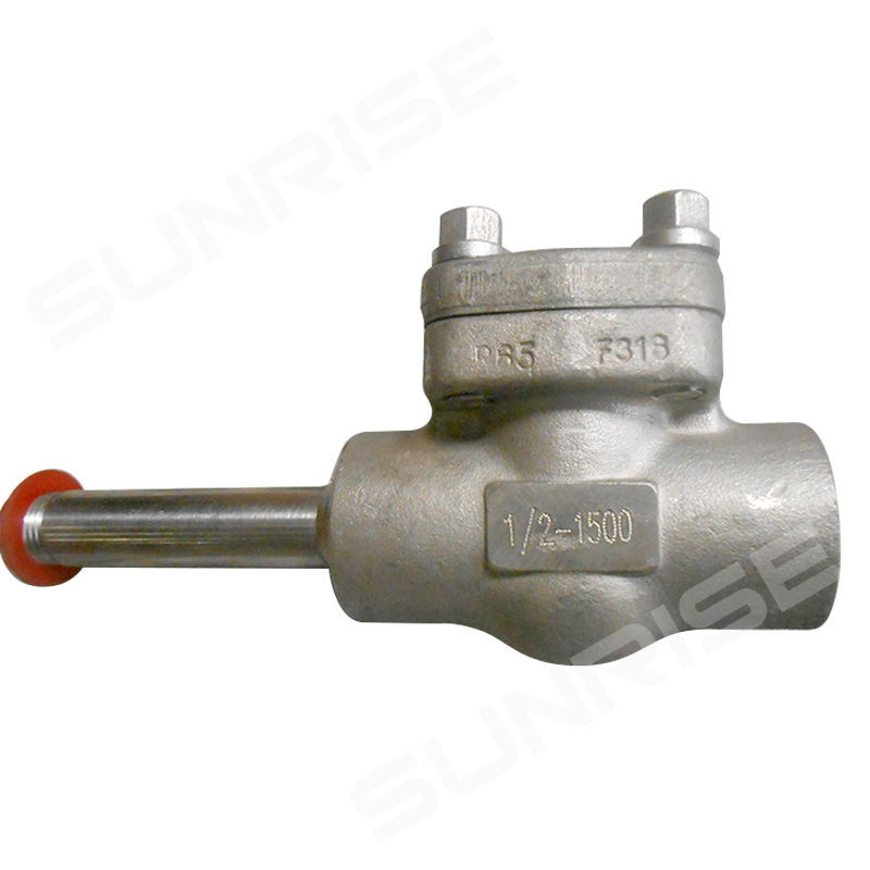 Forged steel Check Valve,  1/2inch CL1500, Body material ASTM A182 F316,Ends: SW END