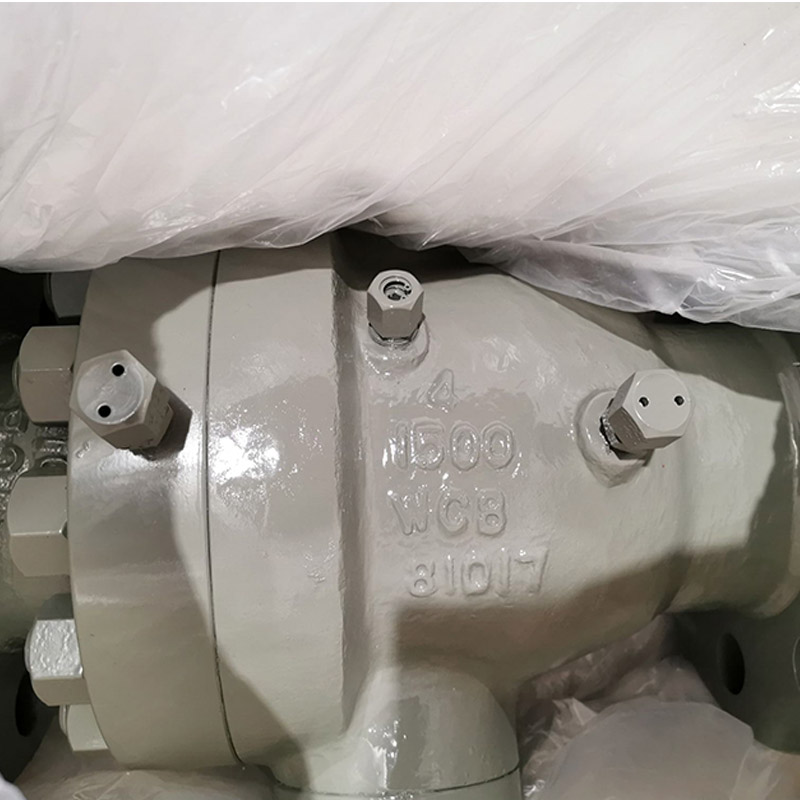 Trunnion Ball Valve, Size 4” CL1500LB, Body :ASTM A182 F51 ;Ball Material:SS316; End Connect: RTJ Flange End; API 6D