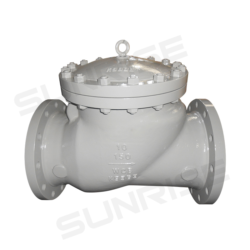 SWING CHECK VALVE, Size 10 inch, Pressure: CL150,Body & Bonnet :ASTM A216 WCB, Flange Ends as per ANSI 16.5 RF