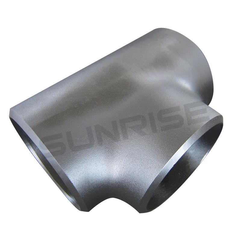 Equal Tee , Size 14 Inch, Wall Thickness: Schedule 80, Butt Weld End, ASTM A234 WP5, Black Painting Surface Treatment,Standard ASME B16.9
