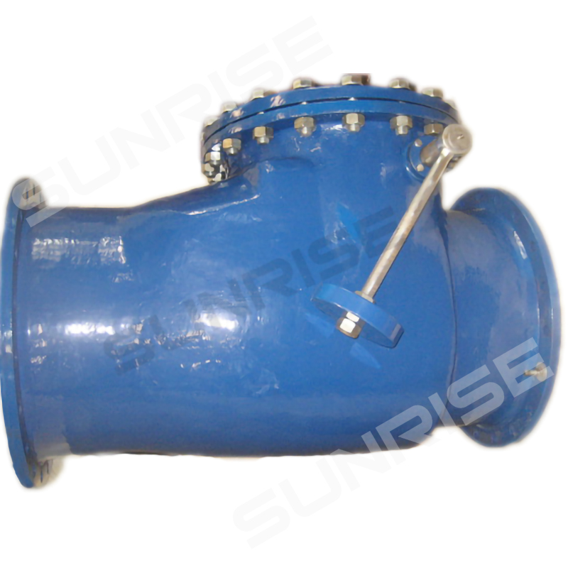 Swing Check Valve DN600, PN10, Reduced Port, Flanged End
